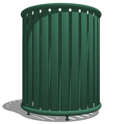 State Street™ Litter Receptacle: 32 Gallon