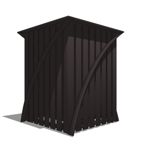 Ashton™ Litter Receptacle: 32 Gallon