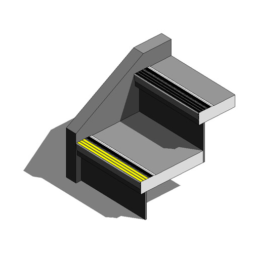 F6-N20 Series Non-Slip Flat Stair Nosings