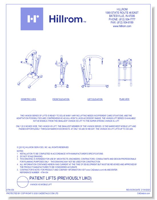 Viking® XS Mobile Lift