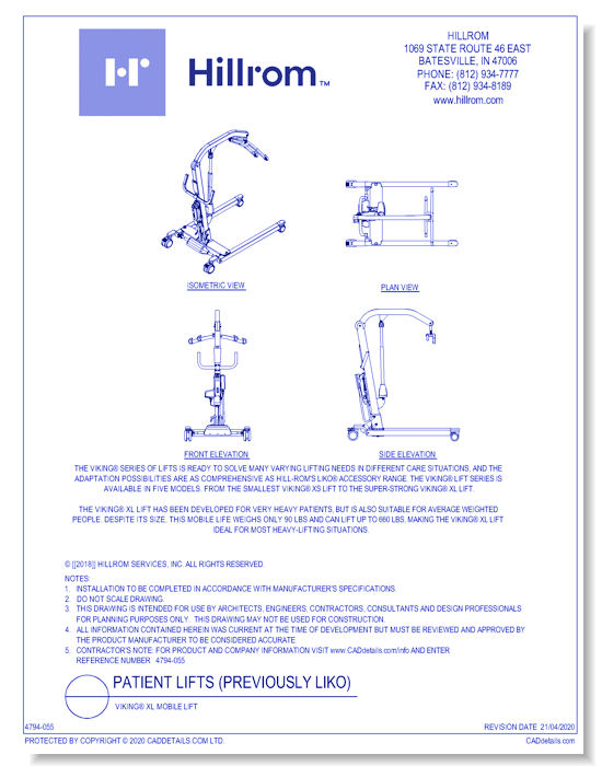 Viking® XL Mobile Lift