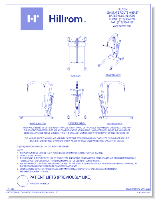 Viking® S Mobile Lift