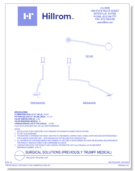 TruLight® 1000 Exam Light