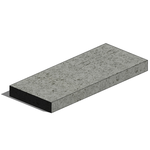 Stone Wall Capping: Crown Isle Granite 2 2/8"