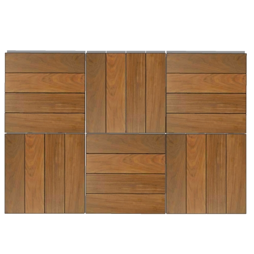 Interlocking Ipe Wood Deck Tiles