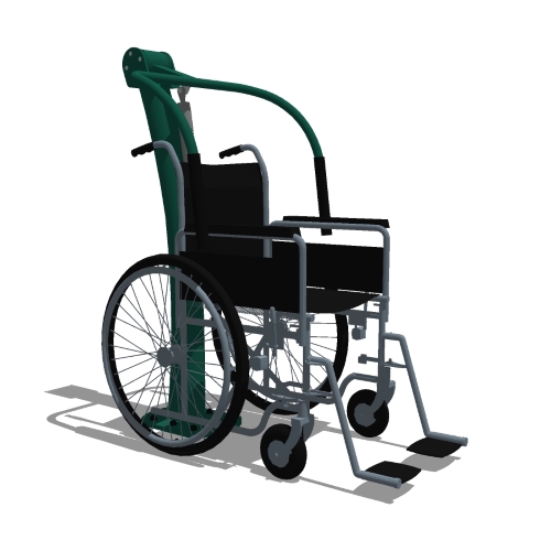 Wheelchair Accessible: Model ( UBX247W ) Accessible Vertical Press (Adjustable Resistance)