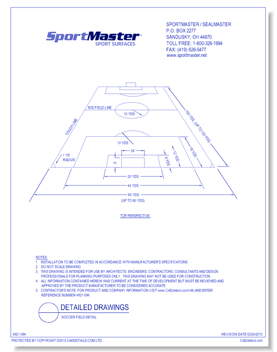 Soccer Field Detail 