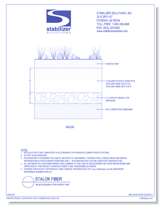 StaLok Fiber: Reinforcement for Sports Turf