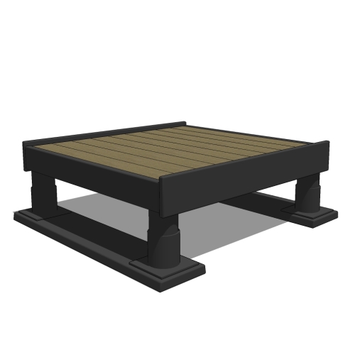 Gyms For Dogs - DL-TP2-RPW - Training Platform 48" W - RPW (LG/XL)