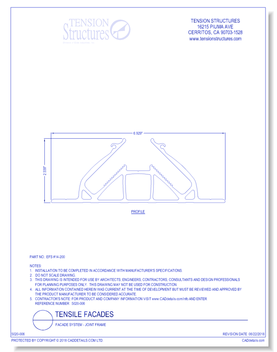 Facade System - Joint Frame