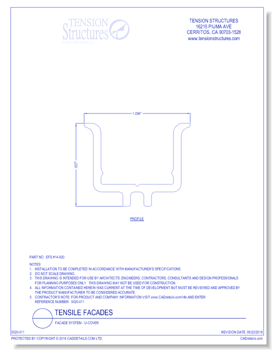 Facade System - U-Cover