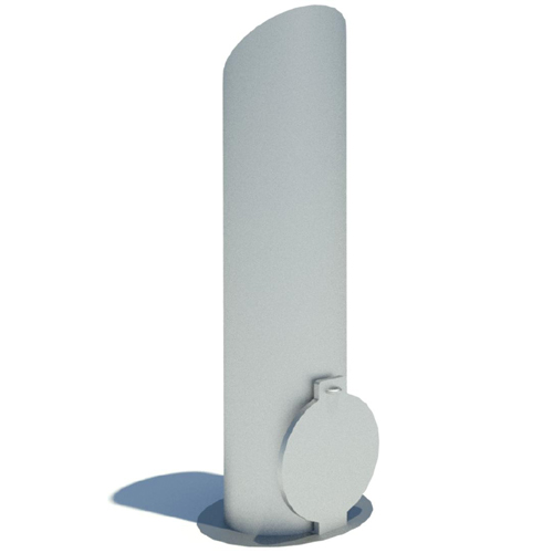 8" Padlock Removable Bollard