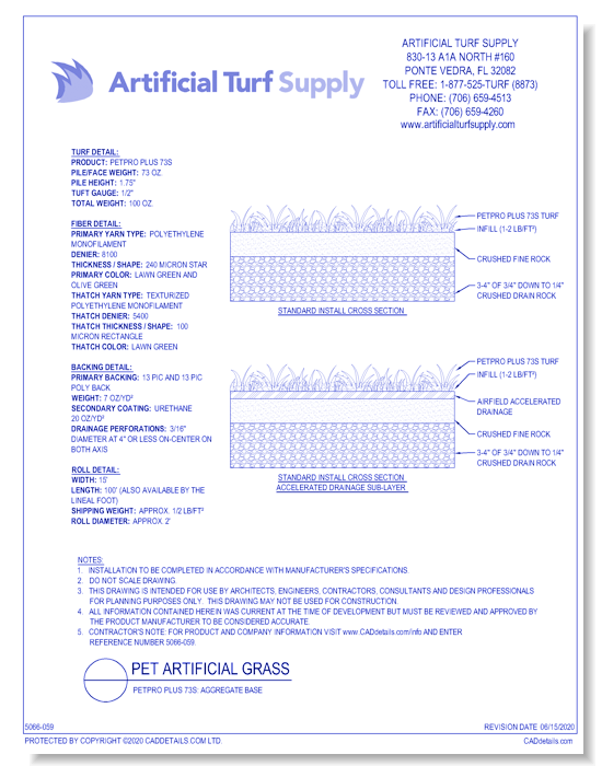 Pet: PetPRO Plus 73s - Aggregate Base