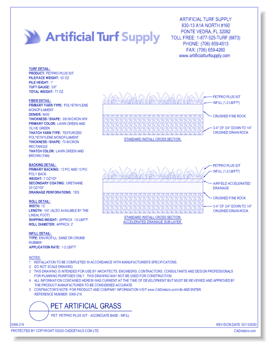 Pet: PetPRO Plus 50t - Aggregate Base - Infill