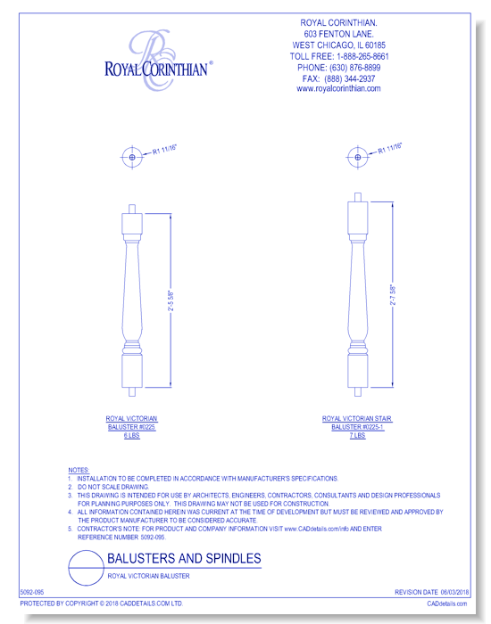 Royal Victorian Baluster
