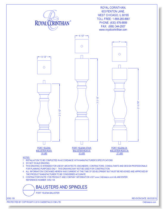 Port Yelena Baluster