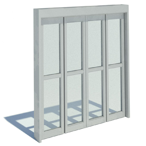 1010758 - SW200i-Fold with Doors 4 Panel Surface Mount Folding Door System - Rev 3.0