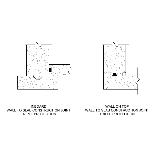 Wall to Slab – Triple Protection