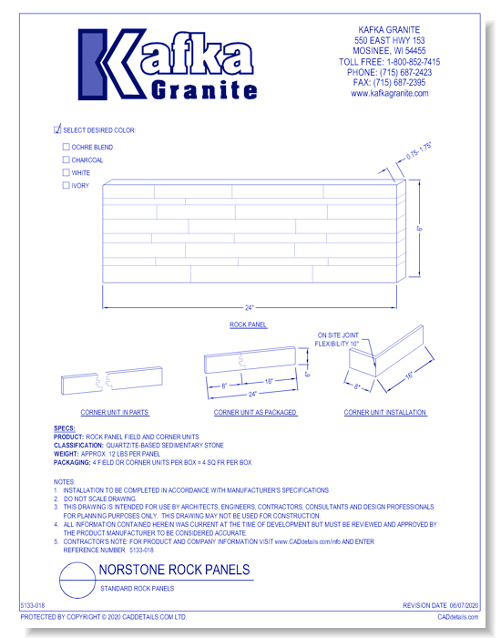Standard Rock Panels