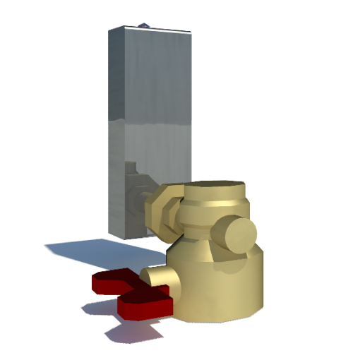 COLLECTanDRAIN®: Water Detector Alarm with Ball Valve ( 5100ALBV )