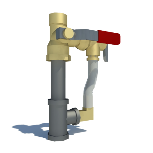 Ball Valve with Pressure Relief Valve ( 3011A )