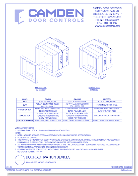 Enclosures and Mounting Boxes