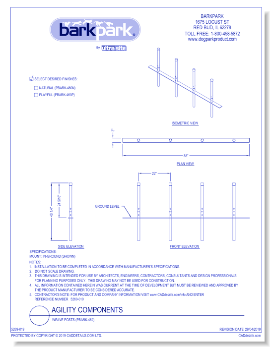 Weave Posts (PBARK-462)
