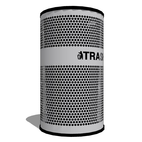 Venue Collection: 33 Gallon Waste Receptacle (VCT-33 PERF SS)