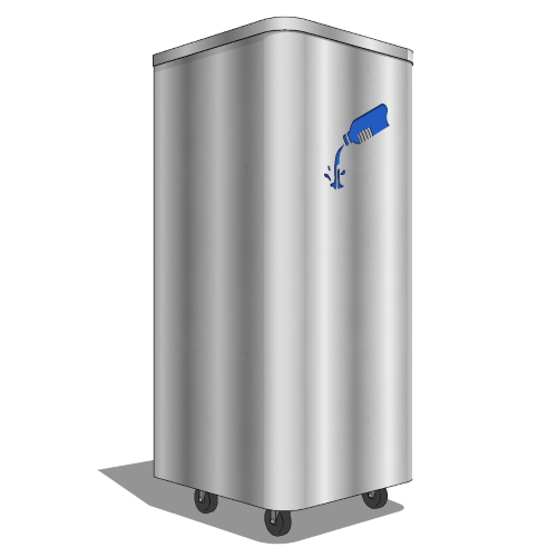 10 Gallon Liquids Disposal Receptacle (LD-10 SS)