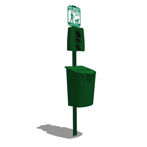 Plastic Pet Waste Eliminator Station (E20GRE500)
