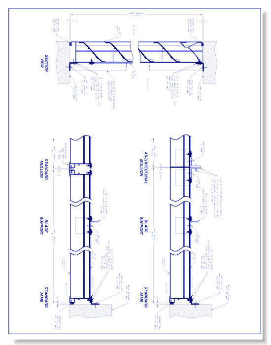 Fixed Non-Drainable Louver: LE-48
