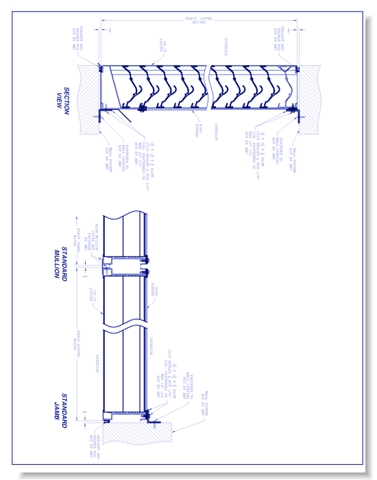 Wind Driven Rain Louver: LE-53