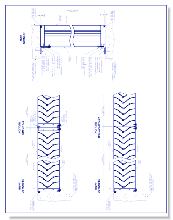 Wind Driven Rain Louver: LE-68V