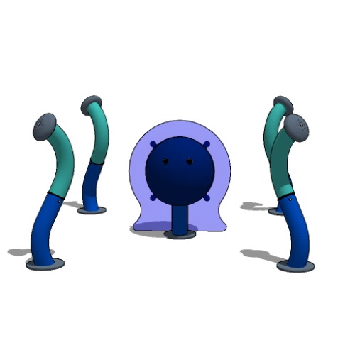 Freestanding Play Features: Octopus