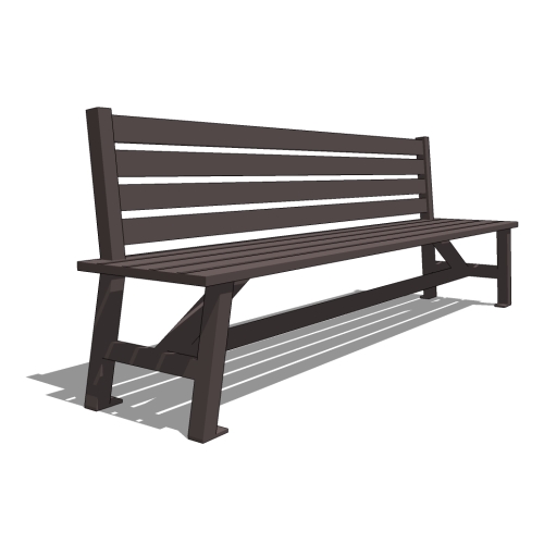 Breakwater Series Bench w/ Back