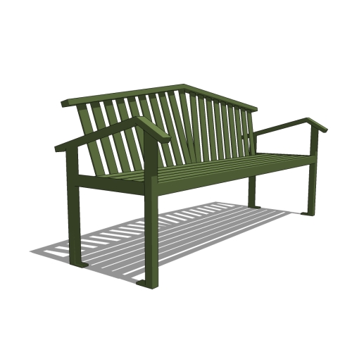 Atticus Series Bench w/ Back