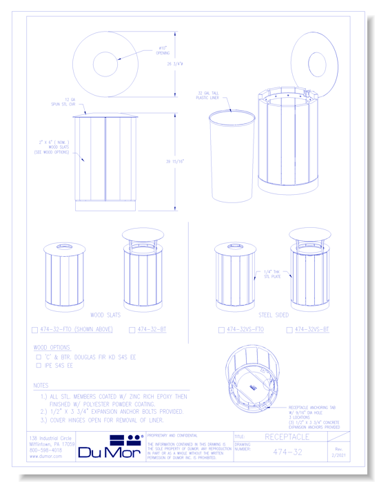 Receptacle 474