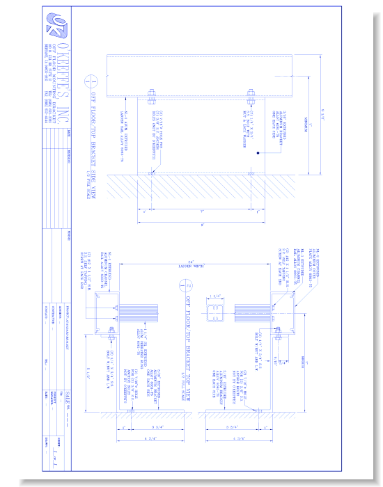 Off Floor Mounting Bracket
