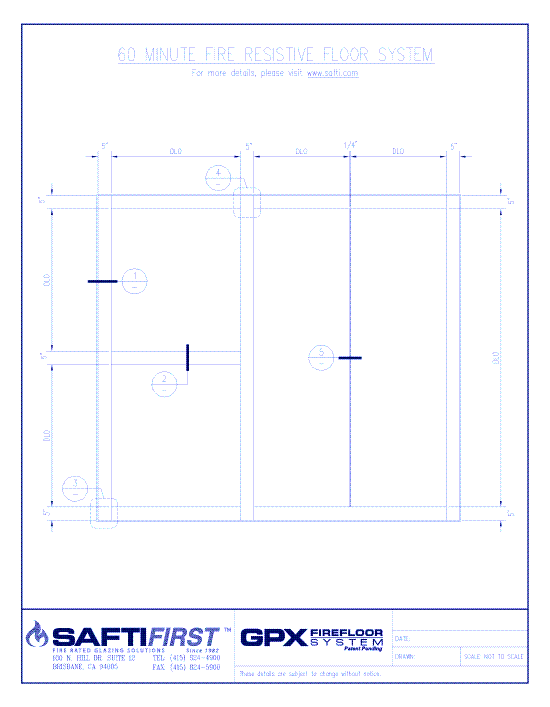 GPX Fire Floor System: 60 Minute Fire Resistive Floor System