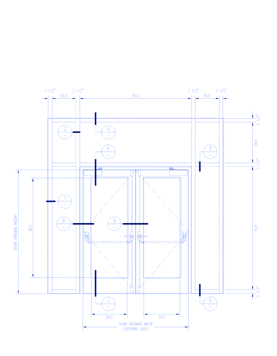 GPX Builders Series: 20 Minute Fire Protective Pair Door with 45 Minute Fire Protective Aluminum Sidelites/Transom