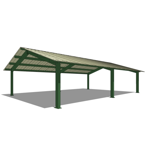 Rectangular Gable RG30x44M-P4 - Elevation