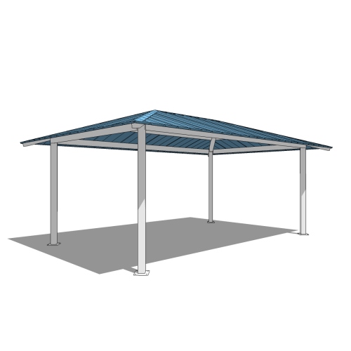 Rectangular Hip RH16x24M-P4 - Elevation