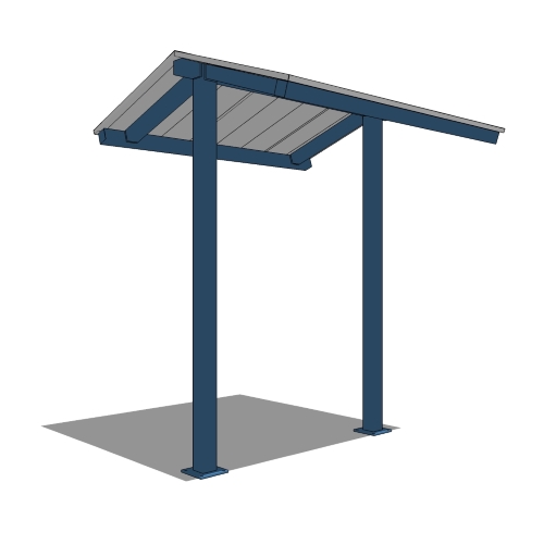 Square Gable Micro SG8M-P4 - Elevation