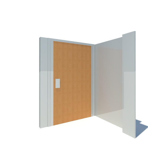ESS-PK90-LH - Elevator Smoke Shaft Single - Pocketed 90 - Left Hand