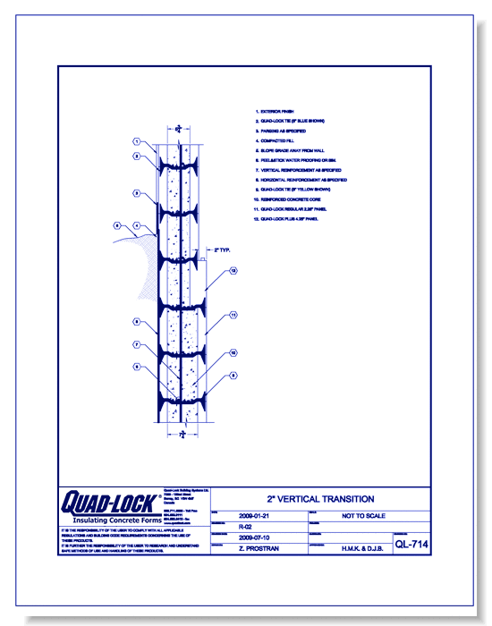 QL-714 2" Vertical Transition