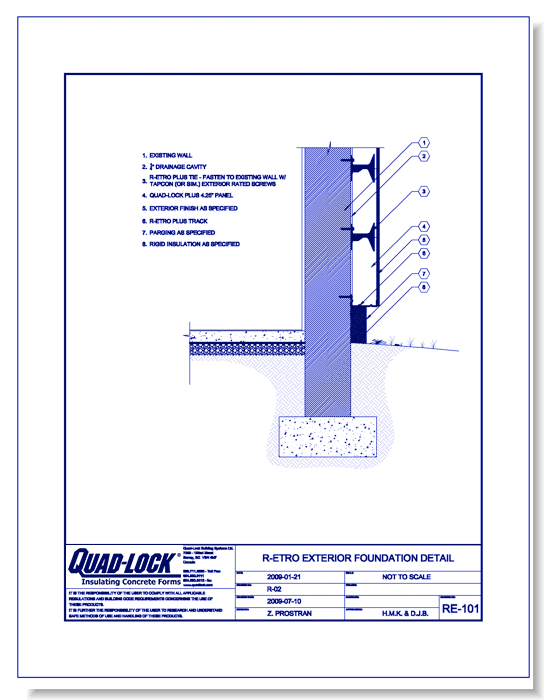 RE-101 Foundation Detail