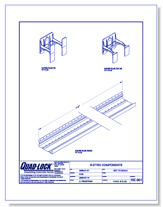 RE-901 Quad Lock Track & Ties