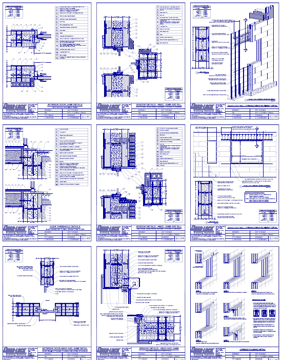 R-28 Ultra ICF Walls: QLU-400s Wall Opening Details