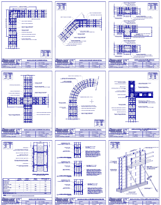 R-28 Ultra ICF Walls: QLU-700s Miscellaneous Details