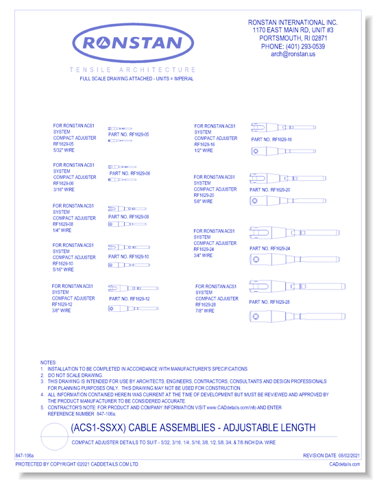 (ACS1 System) Compact Adjuster Details
